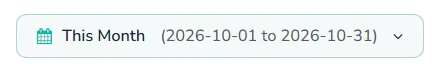 Lead Dashboard period selector showing This Month